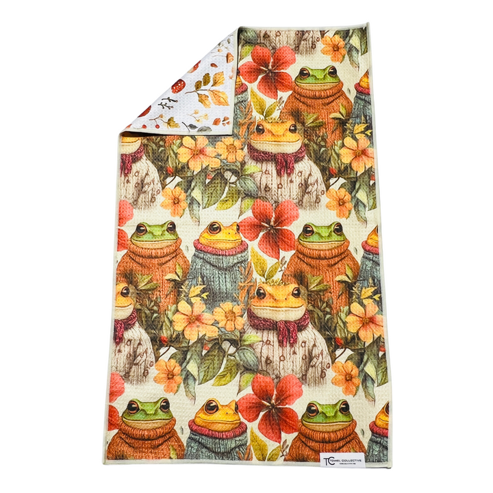 Frogs n' Sweaters | Reversible Towel