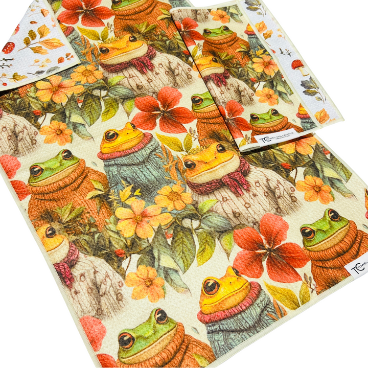 Frogs n' Sweaters | Reversible Towel