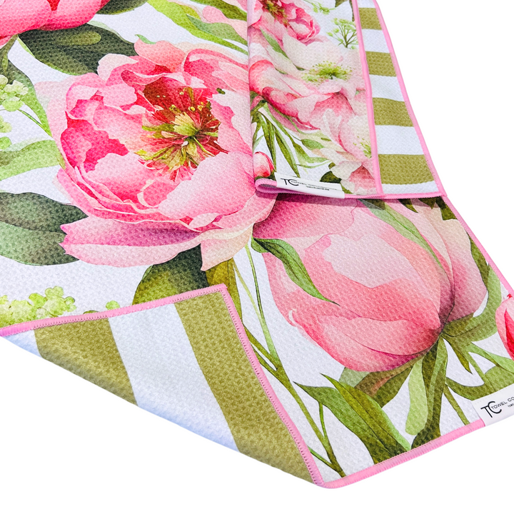 Peony Paradise | Reversible Towel