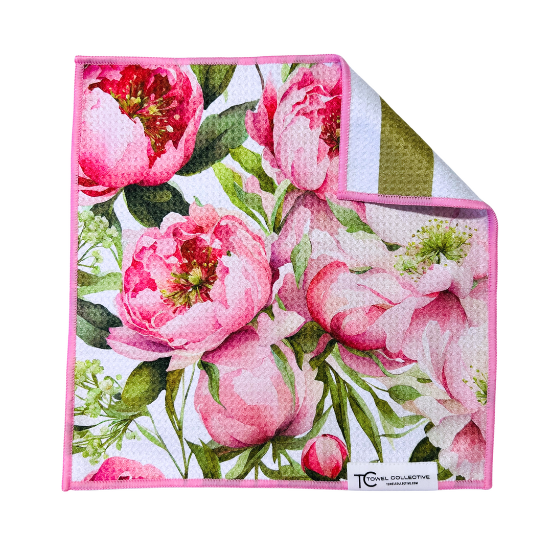 Peony Paradise | Reversible Towel