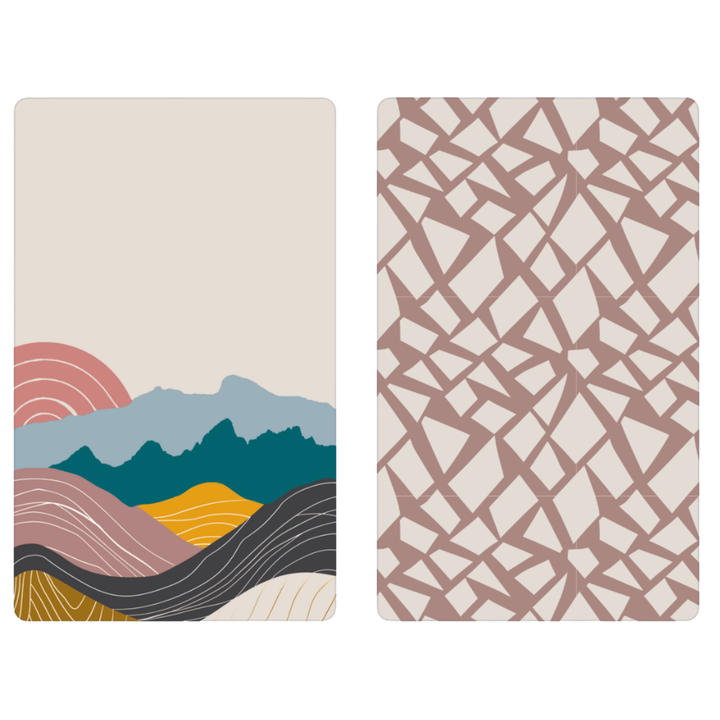 Wyoming Sunrise | Waffle Weave Microfiber Towels Kitchen & Bath