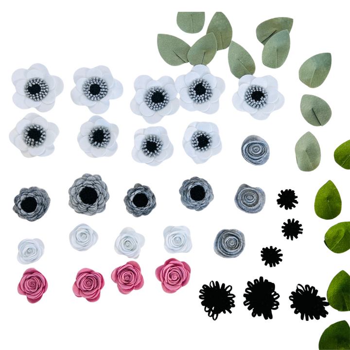Felt Flower Set | Bulk Buy