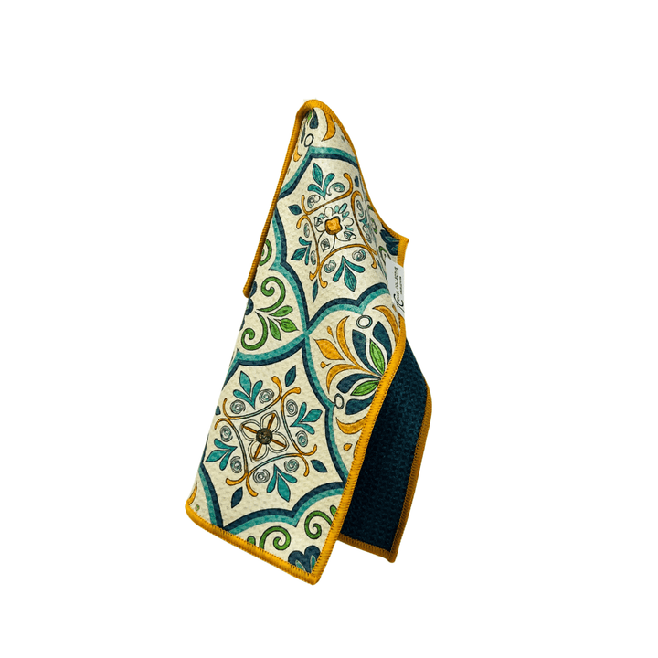 Turquoise Tile | Reversible Towel