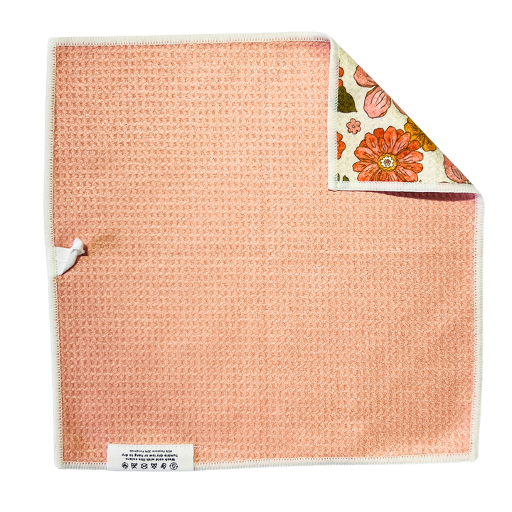 Retro Flowers | Reversible Towel