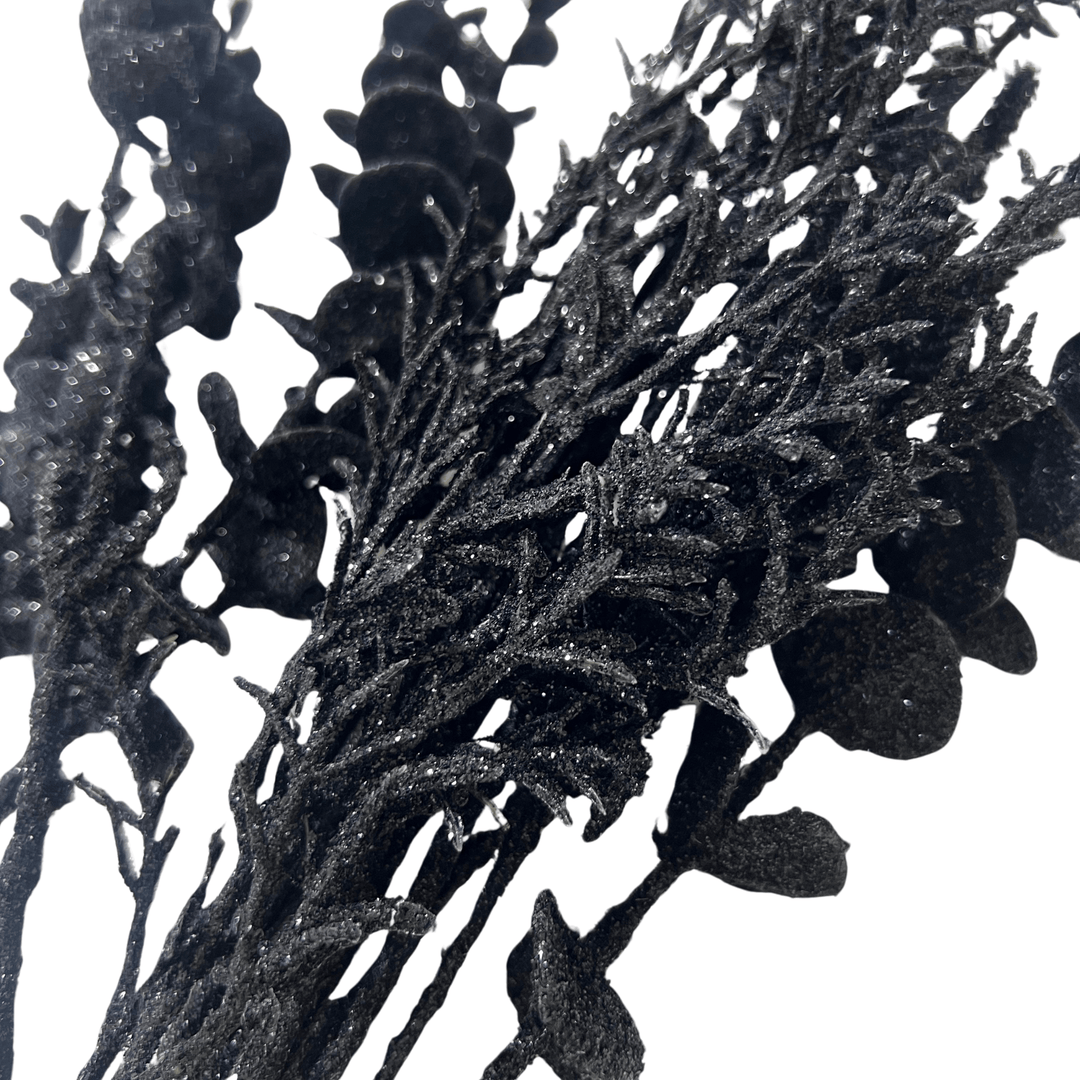 Black Glitter Floral Bundle | Bulk Buy