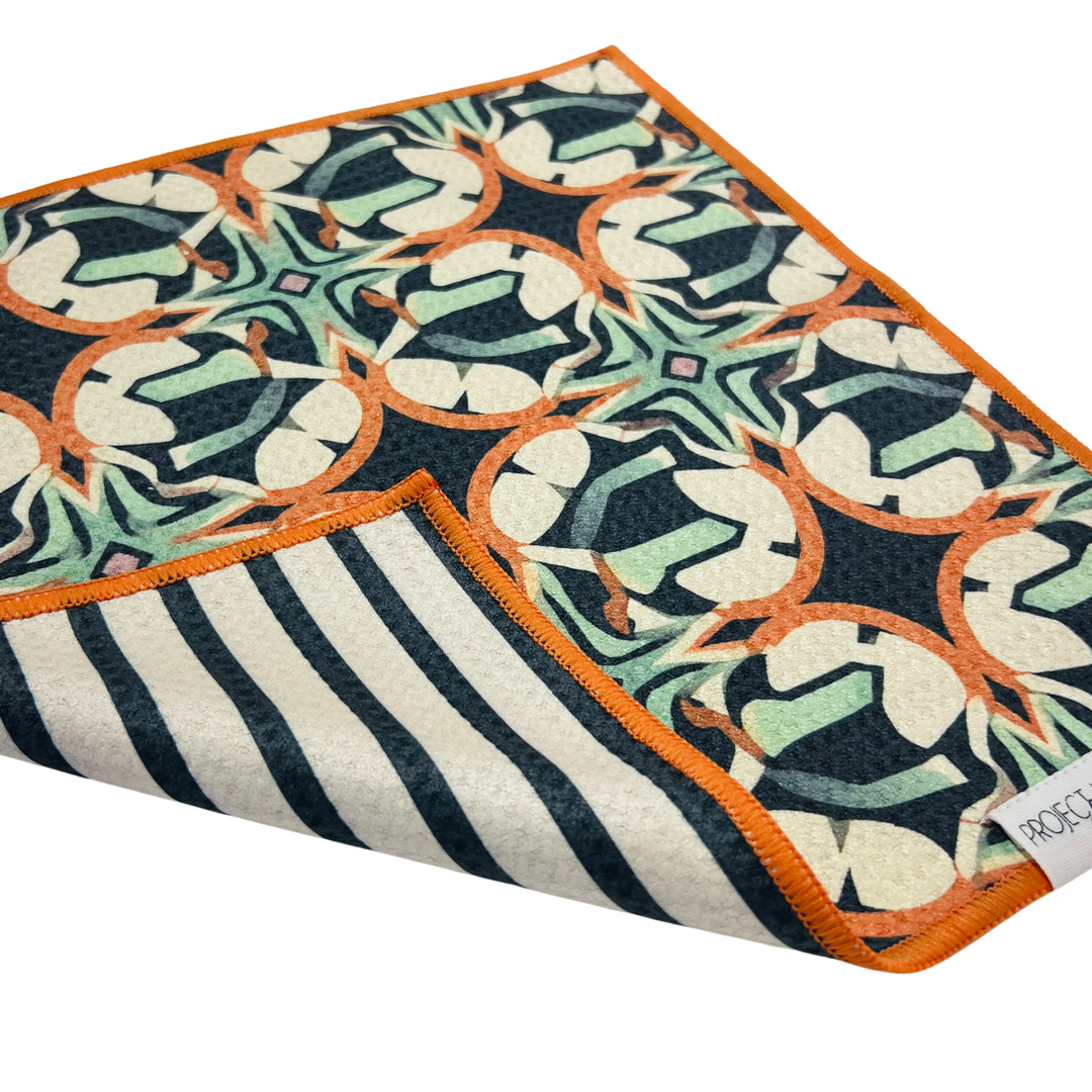 Timeless Tiles | Reversible Towel