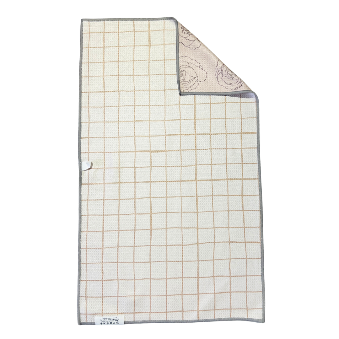 Gridline Chic | Reversible Towel