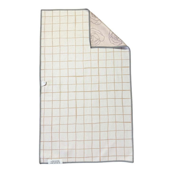 Gridline Chic | Reversible Towel
