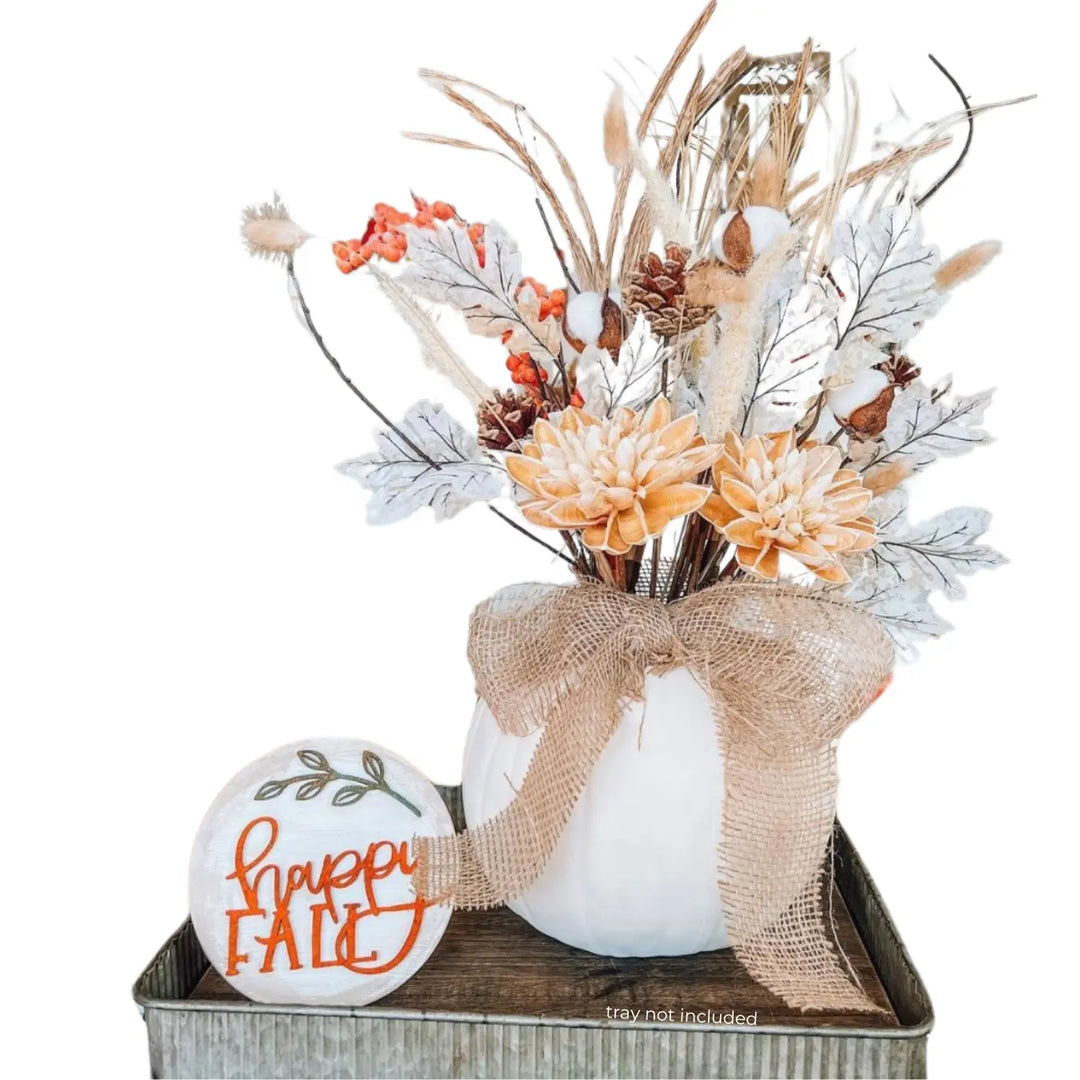 Picking the Pumpkins |  Fall Pumpkin Centerpiece ProjectHomeDIY