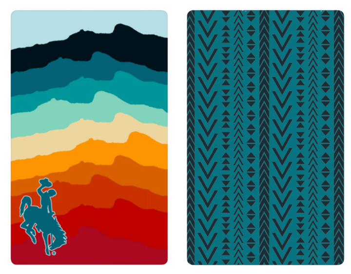 Wyoming Cowboy | Reversible Towel