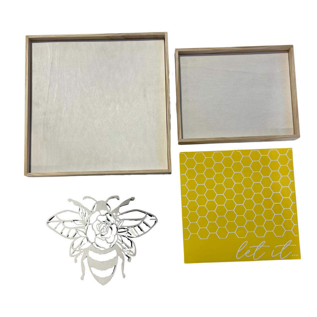 Let it Bee... | DIY Wood Signs with Wood Bee