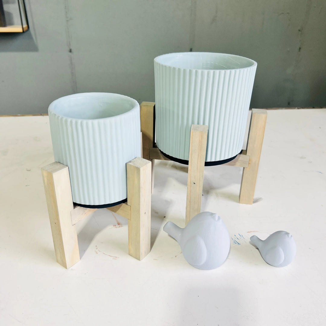 Tweet Tweet Duo | DIY Ceramic Planters & Bird Duo