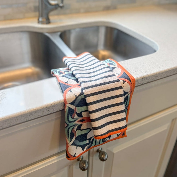 Timeless Tiles | Reversible Towel