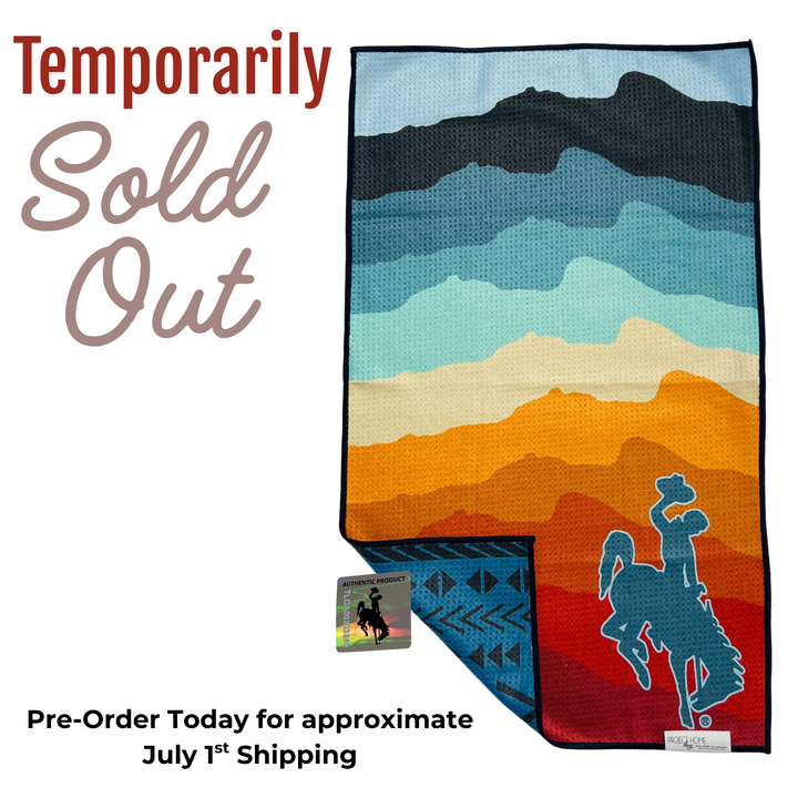 Wyoming Cowboy | Reversible Towel
