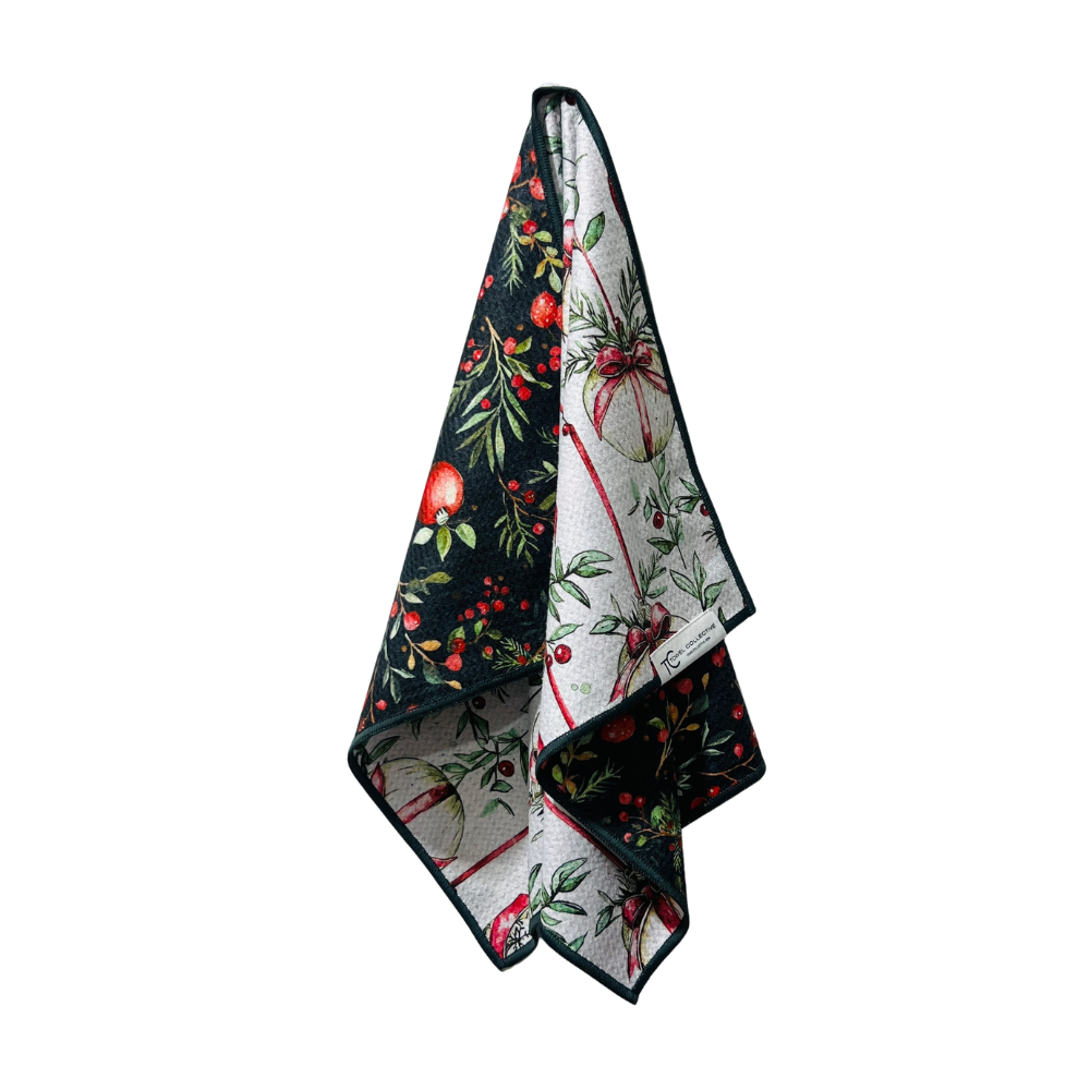 Berries & Bulbs | Reversible Towel (December Subscription)