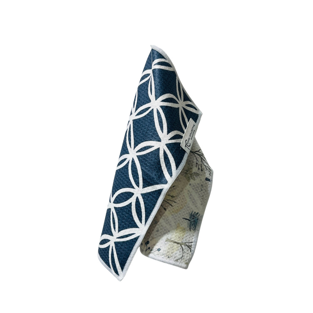 Snowdrift | Waffle Weave Microfiber Towels Kitchen & Bath Hand Towels Reversible Hand Towel | Towel Collective | Cody, WY