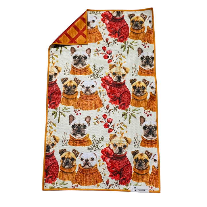 Autumn Pups | Reversible Towel