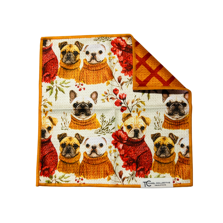 Autumn Pups | Reversible Towel