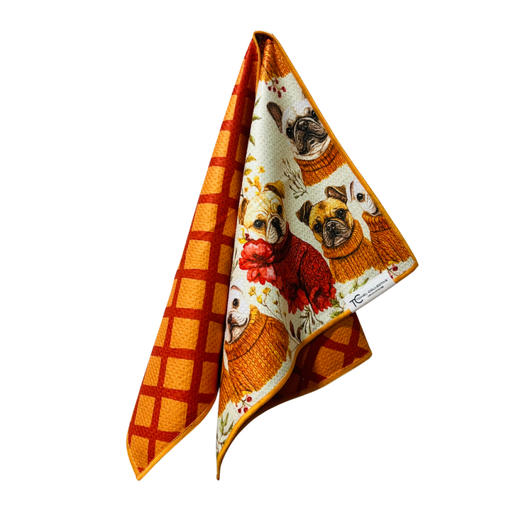 Autumn Pups | Reversible Towel
