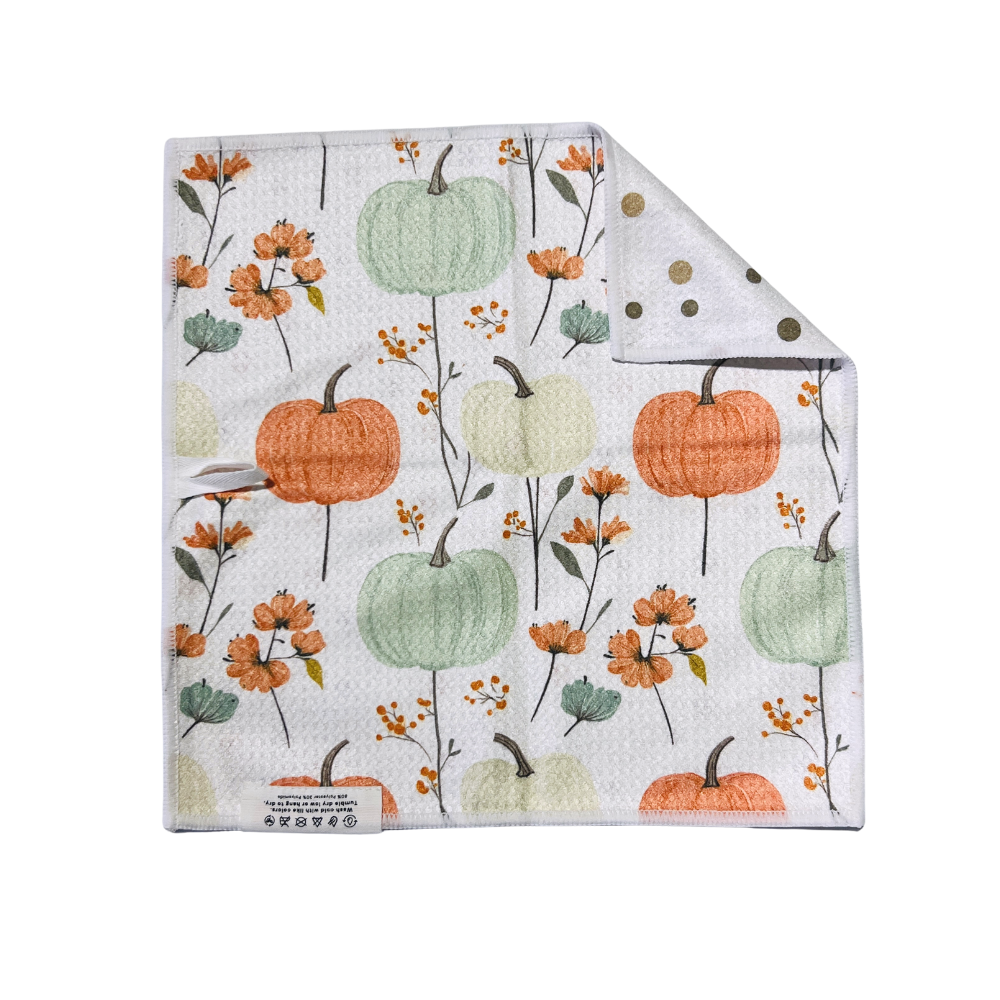 Pastel Pumpkin | Reversible Towel (September Subscription)