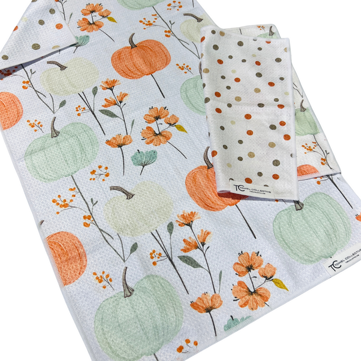 Pastel Pumpkin | Reversible Towel (September Subscription)