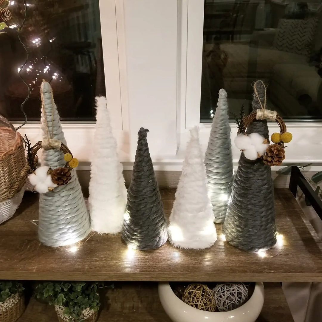 Winter Woodland | DIY Yarn Trees | Paper Mâché Trees