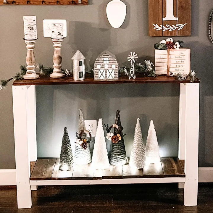 Winter Woodland | DIY Yarn Trees | Paper Mâché Trees