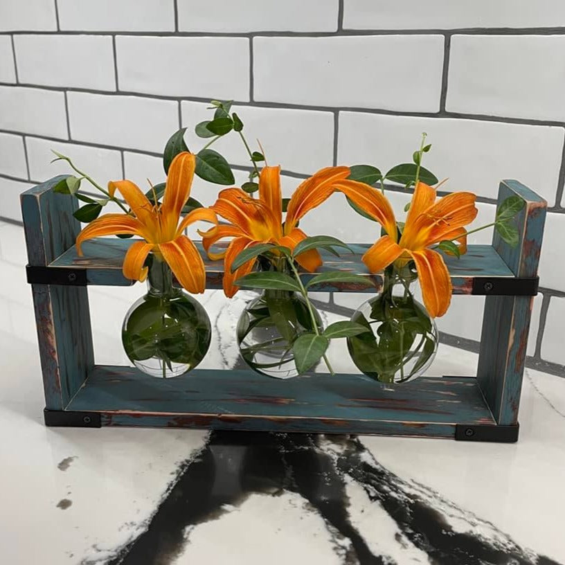 Flower in Waiting | Glass Bud Vase Trio