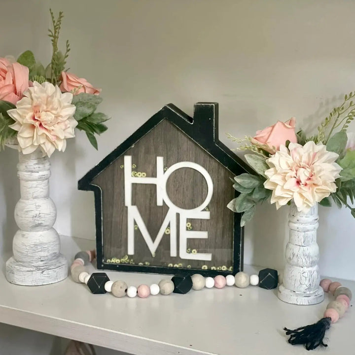 Celebrate Home | DIY Shaker Sign + Candle sticks ProjectHomeDIY
