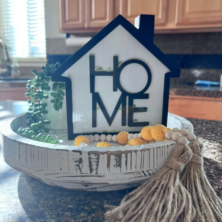 Celebrate Home | DIY Shaker Sign + Candle sticks ProjectHomeDIY