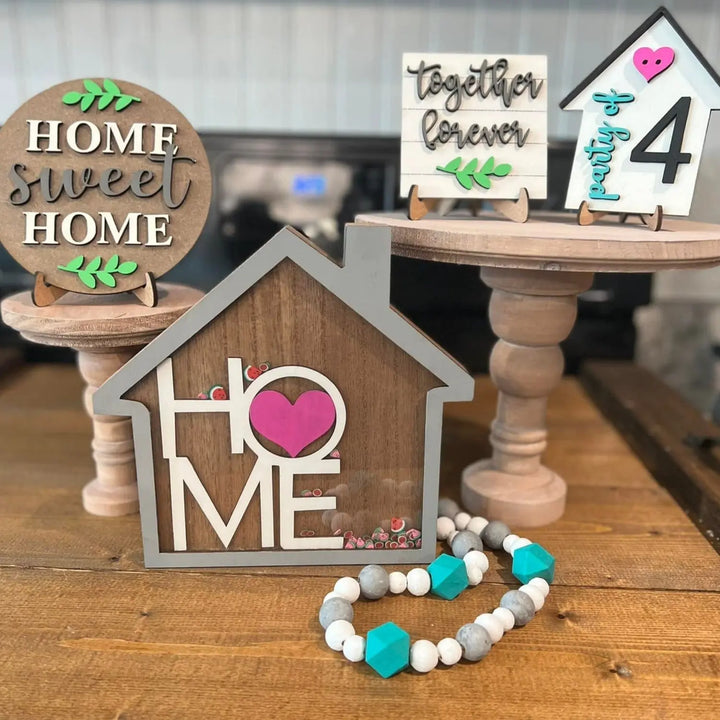 Celebrate Home | DIY Shaker Sign + Candle sticks ProjectHomeDIY