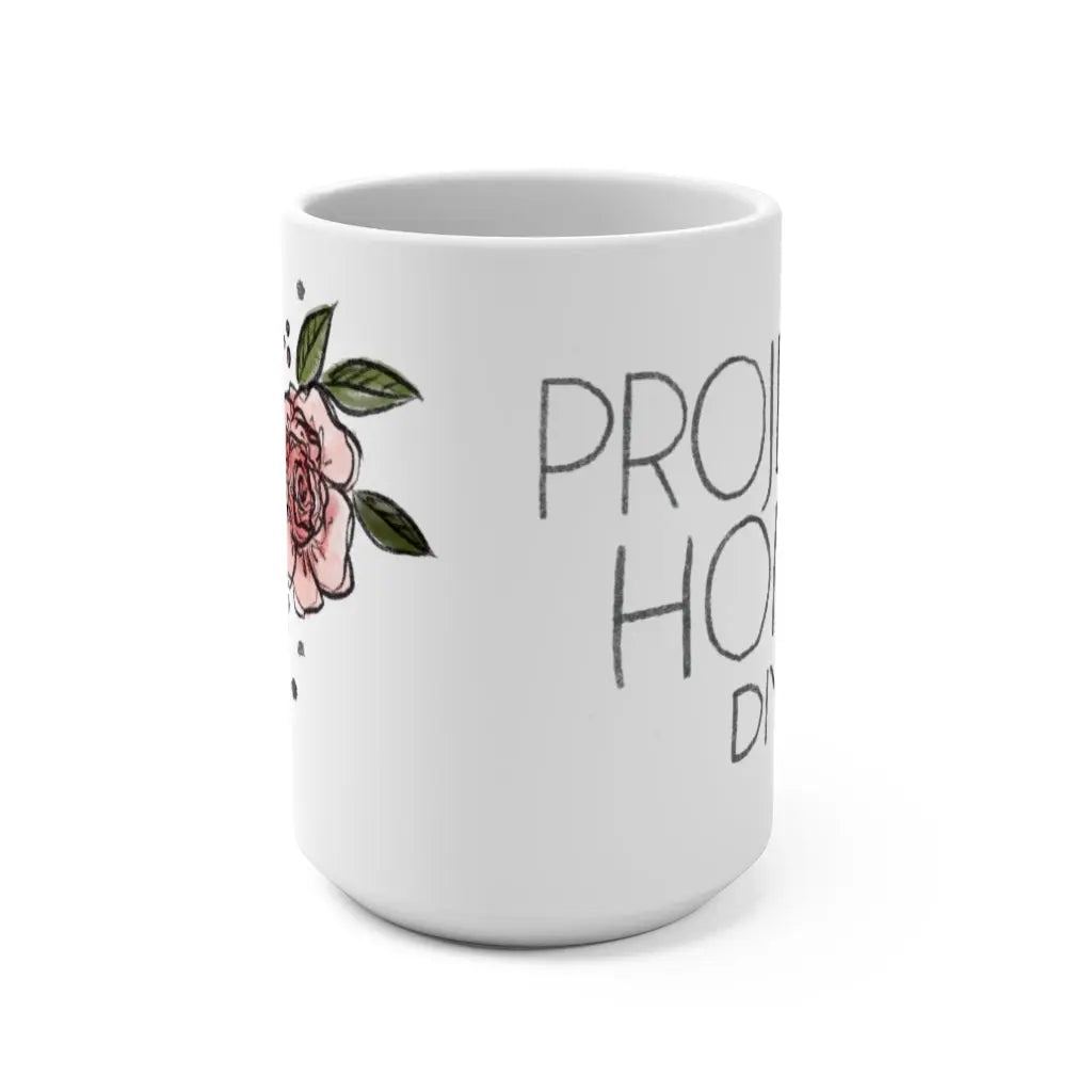 Floral Large Coffee Mug 15oz Printify