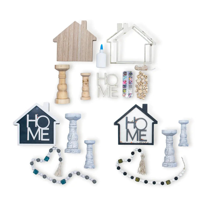 Celebrate Home | DIY Shaker Sign + Candle sticks ProjectHomeDIY