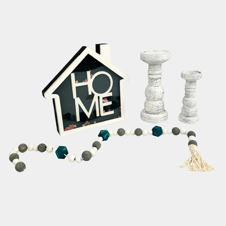 Celebrate Home | DIY Shaker Sign + Candle sticks ProjectHomeDIY