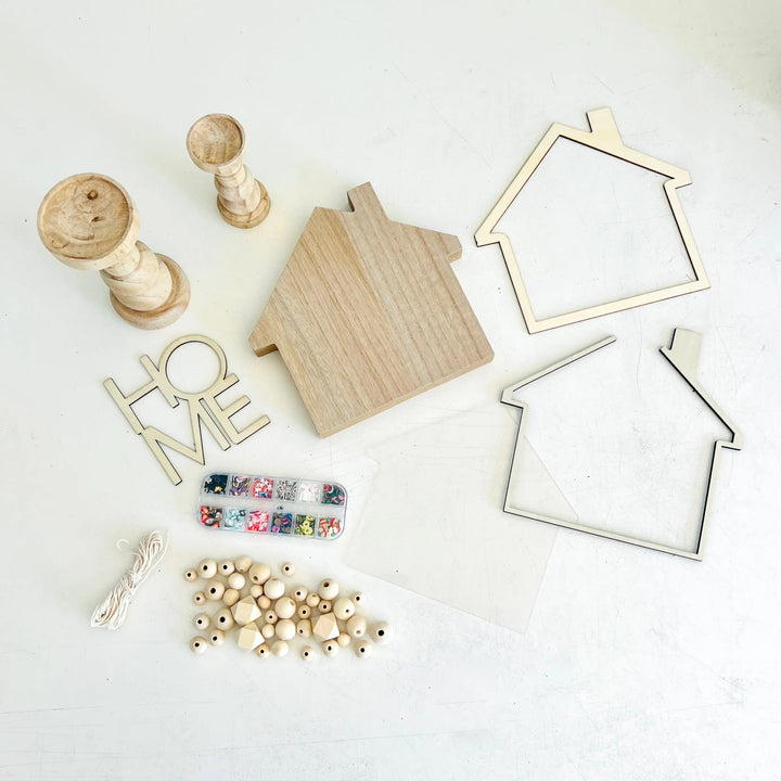 Celebrate Home | DIY Shaker Sign + Candle sticks ProjectHomeDIY