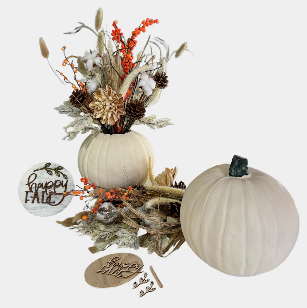 Picking the Pumpkins |  Fall Pumpkin Centerpiece ProjectHomeDIY