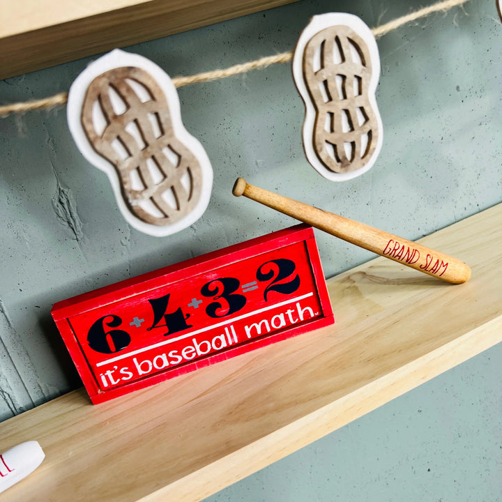 Baseball Tiered Tray Decor Set | BONUS Double Wood Kit ProjectHomeDIY