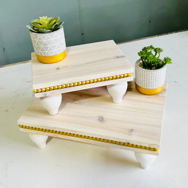 Rise to the Occasion | Succulent & Wood Riser Set