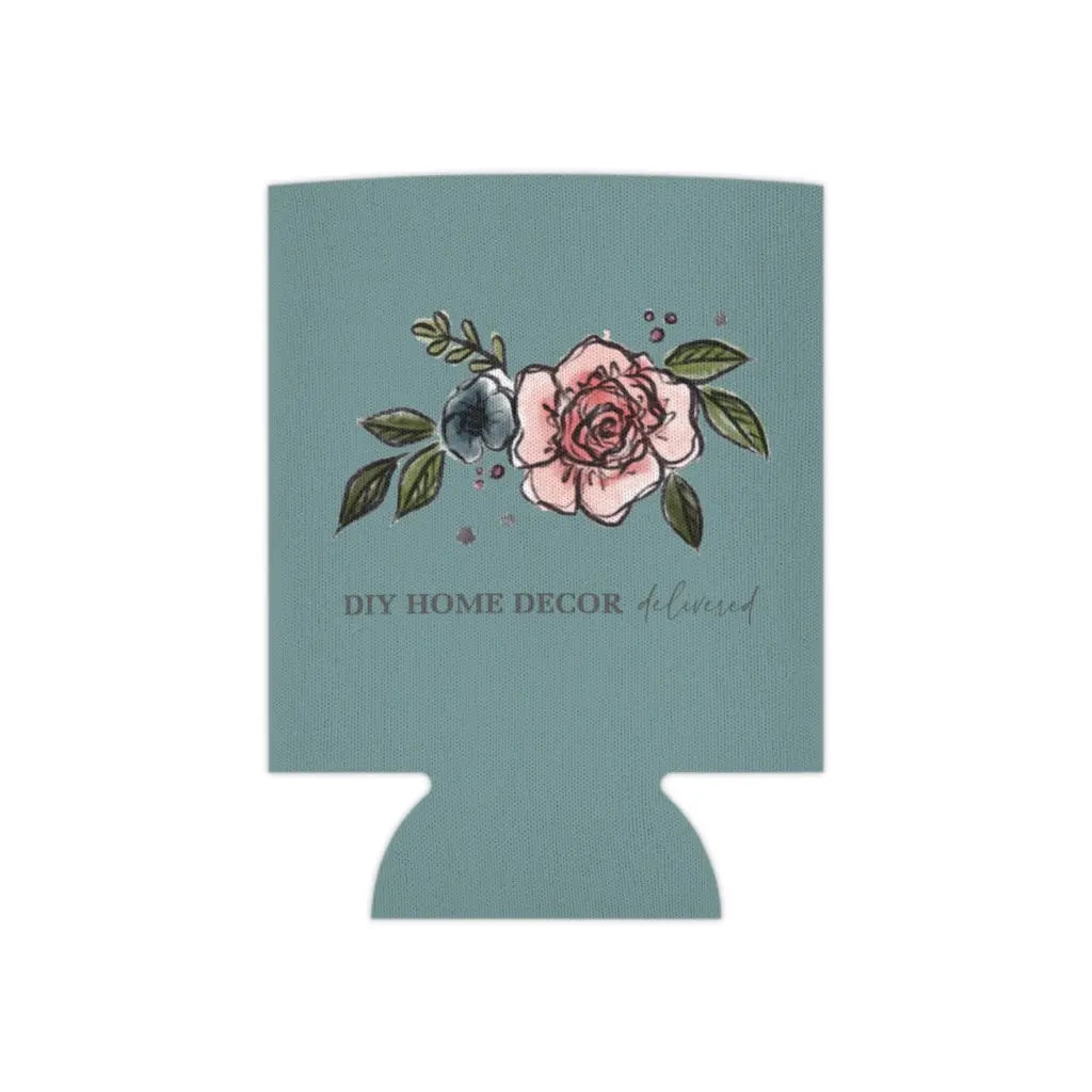 Floral Can Coozie Regular and Slim